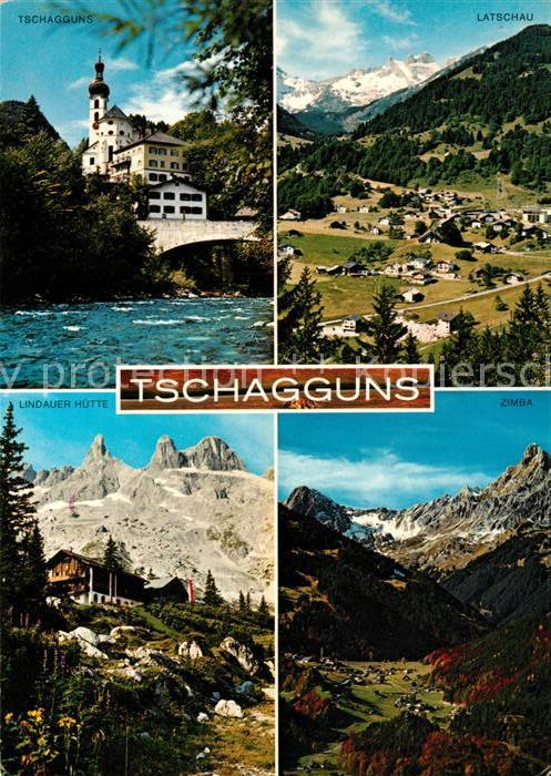 Tschagguns Vorarlberg Teilansichten Landschaftspanorama Alpen Lindauer Huette Be