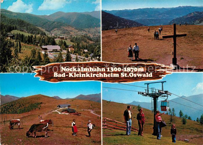 St Oswald Kaernten Nockalmbahn Berghaus Kabinenbahn Gipfelkreuz