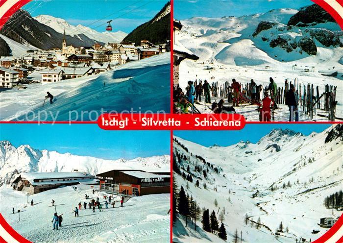 Ischgl Silvretta Schiarena Wintersportplatz Alpen