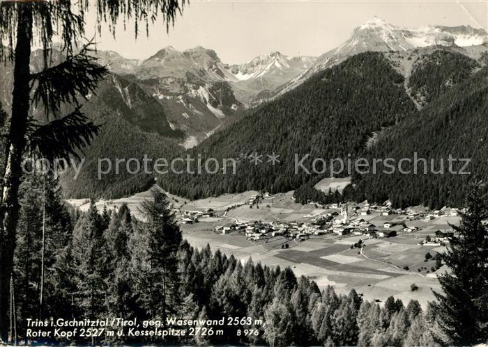 Trins Innsbruck Panorama gegen Wasenwand Roter Kopf Kesselspitze