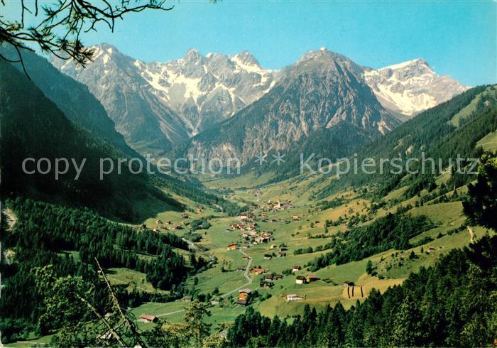Brand Bludenz Panorama Blick gegen Schesaplana