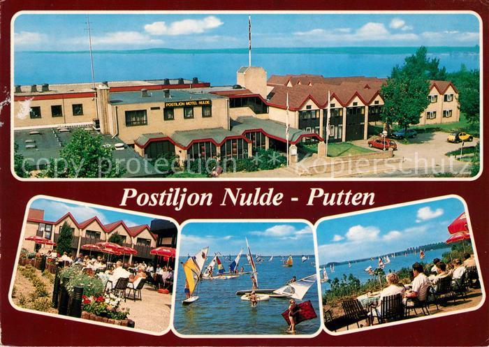 Putten Gelderland Postiljon Nulde Restaurant Terrasse Windsurfen Wassersport See