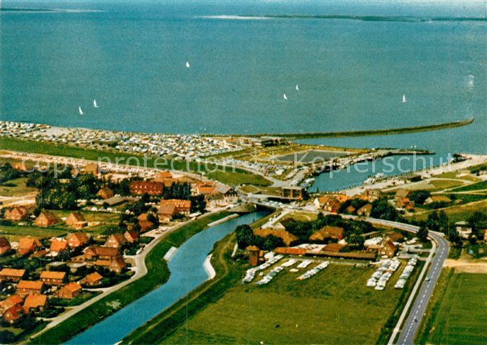 Bensersiel Nordseebad Fliegeraufnahme