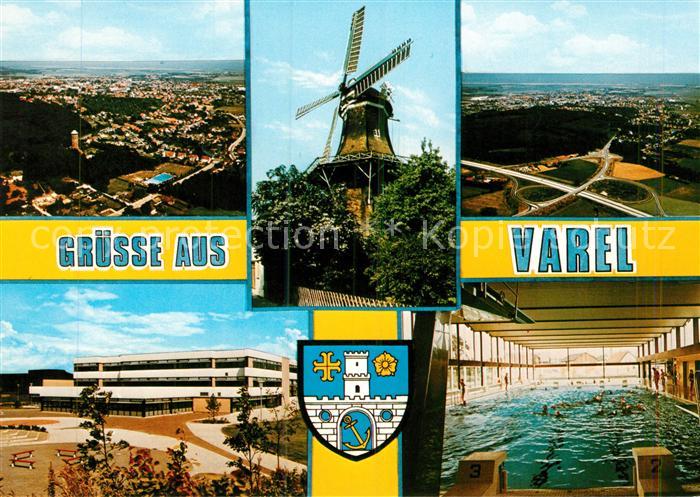 Varel Jadebusen Hotel Hallenbad Windmuehle Fliegeraufnahme