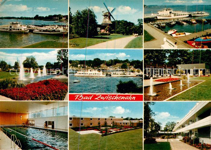 Bad Zwischenahn Teilansichten Heilbad am Zwischenahner Meer Windmuehle Hafen Fae