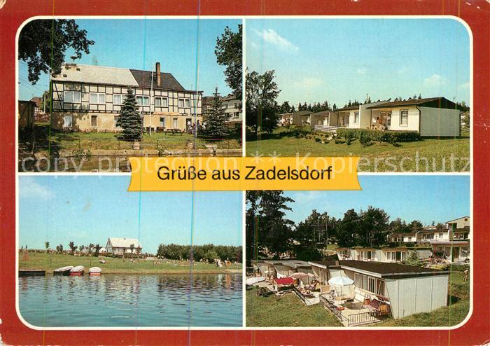 Zadelsdorf Konsumgaststaette Kulturhaus Bungalowdorf Talsperre Zeulenroda