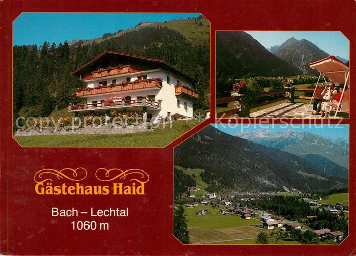 Bach Tirol Gaestehaus Haid Lechtal Alpenpanorama