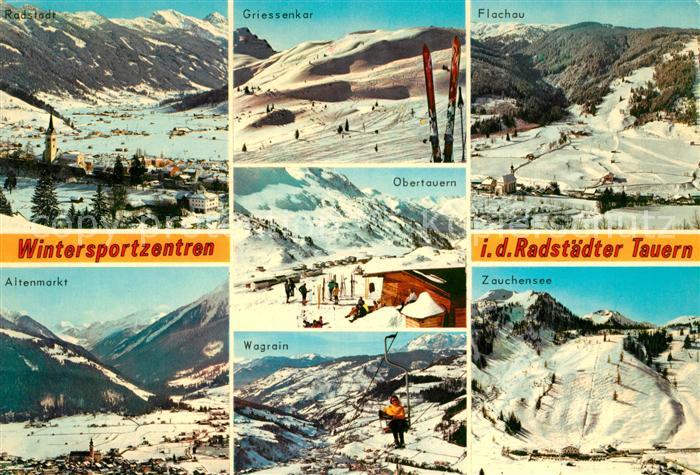 Radstaedter Tauern Wintersportzentren Altenmarkt Griessenkar Flachau Wagrain Fla