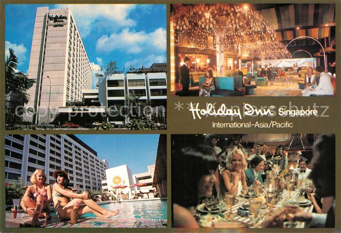 Singapore Holiday Inn Swimmingpool Speisesaal