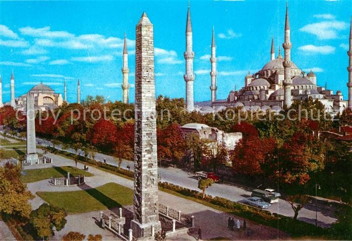 Istanbul Constantinopel Hippodrom und Blaue Moschee