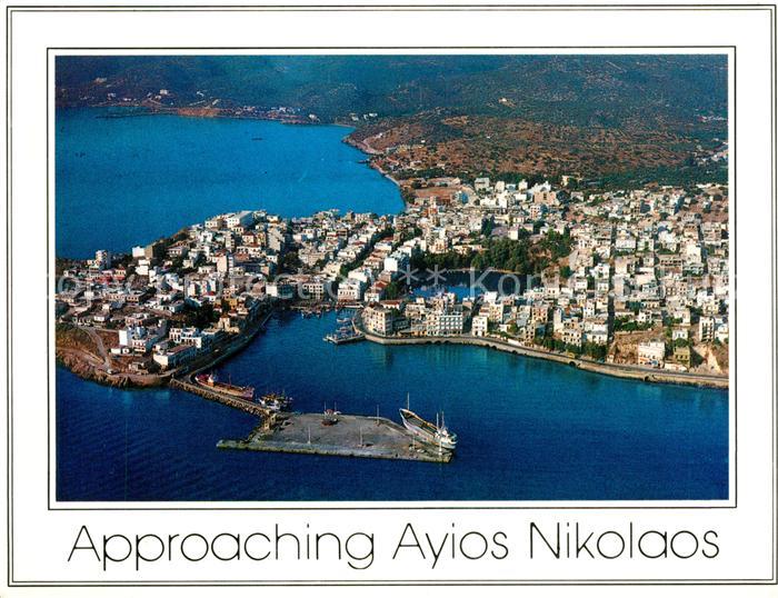 Nikolaos Agios Kreta Fliegeraufnahme