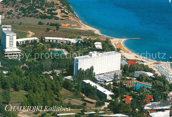 Chalkidiki Halkidiki Kallithea Fliegeraufnahme