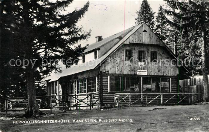 Aspang-Markt Herrgottschnitzerhuette am Kampstein