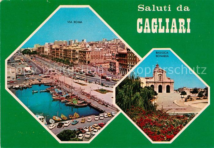 Cagliari Via Roma Basilica Bonaria