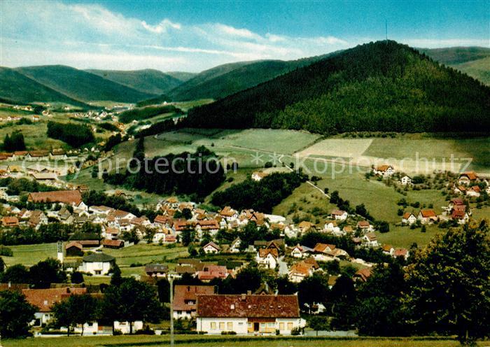 Baiersbronn Schwarzwald mit Unterdorf und Rinkenberg