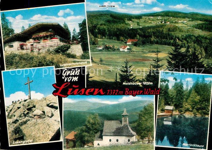 Lusen Bayerischer Wald Panorama Lusenschutzhaus Lusengipfel Kapelle Martinsklaus