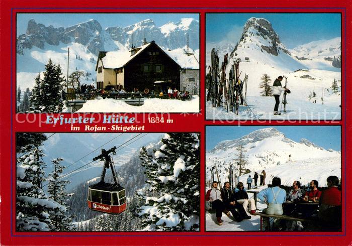 Erfurterhuette Rofan Skigebiet Seilbahn Terrasse