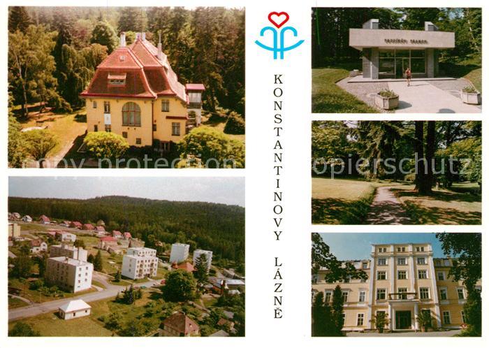 Konstantinovy Lazne Budova Obecniho uradu Prosikuv pramen park lazenska budova P