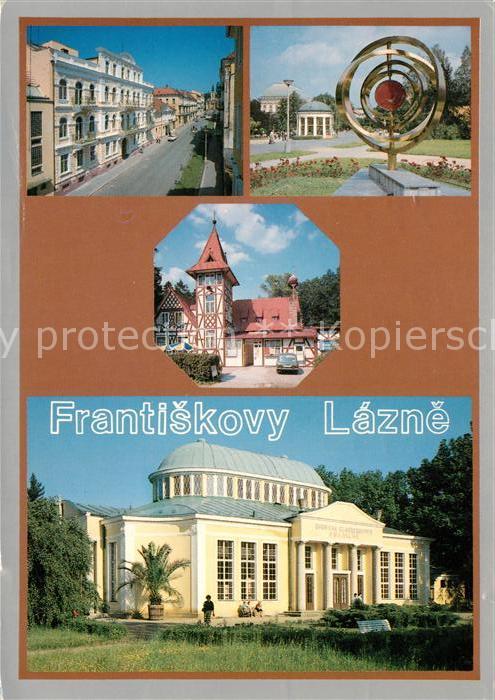 Frantiskovy Lazne Jiraskova ulice Namesti Miru Kavarna U jezera Dvorana Glaubero