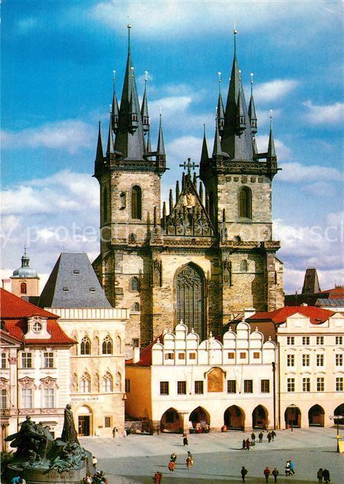 Prag Prahy Prague Der Altstaedter Ring Kirche
