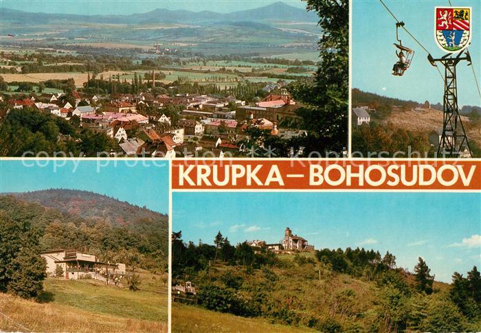 Bohosudov Panorama Lanovka na Koman vizku Dolni stanice lanovky Koman vizka
