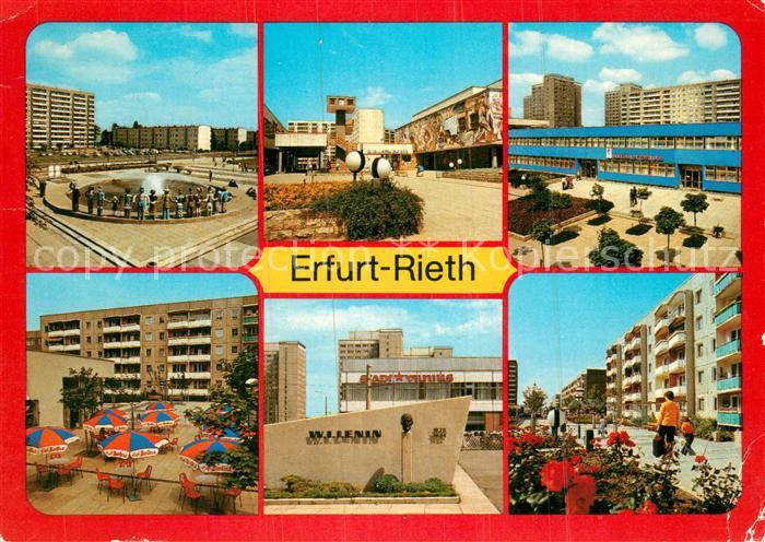 Rieth Erfurt Brunnen Zentrum Ambulatorium Cafe Berolina Leningedenkstaette Berli