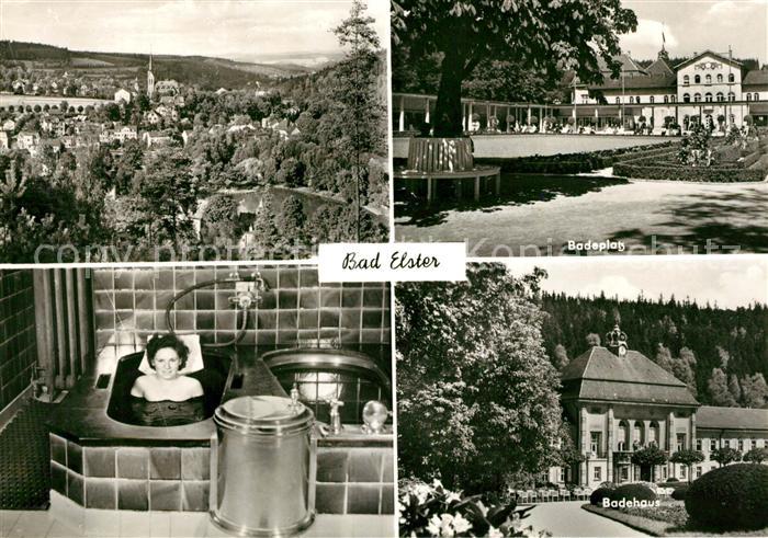 Bad Elster Panorama Badeplatz Moorbad Badehaus