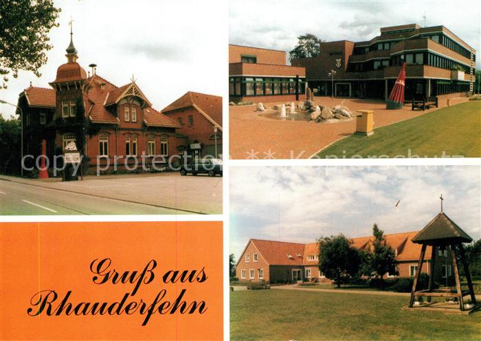 Rhauderfehn Fehn und Schiffahrtsmuseum Rajen Rathaus Rhauderfehn Reilstift Suedw