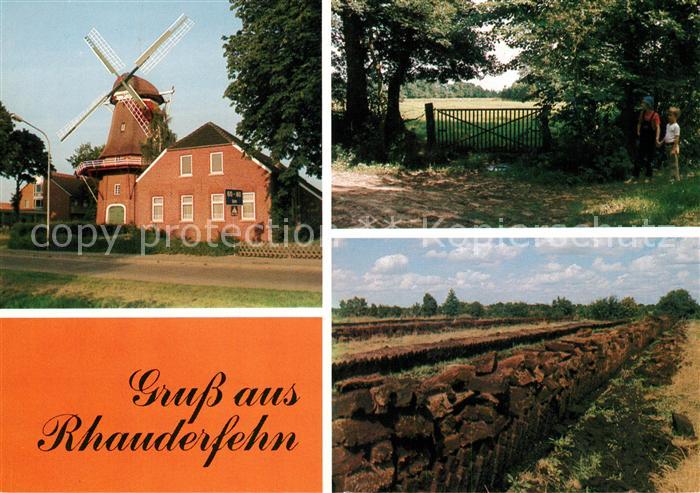 Rhauderfehn Windmuehle Suedwieke Geestlandschaft Collinghorst Moorlandschaft Bur