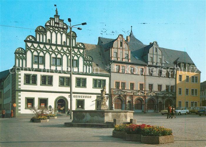 Weimar Thueringen Markt Brunnen