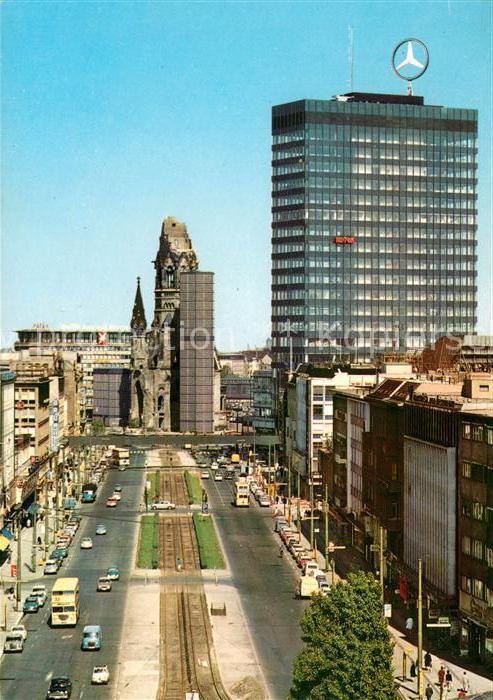 BERLIN  CITY Europa Center mit Kaiser Wilh Gedaechtniskirche