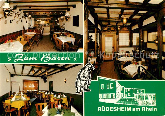Ruedesheim Rhein Gasthaus Zum Baeren Gastraeume