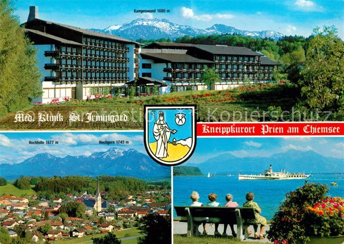 Prien Chiemsee Med Klinik St Irmingard Hochfelln Hochgern Fahrgastschiff