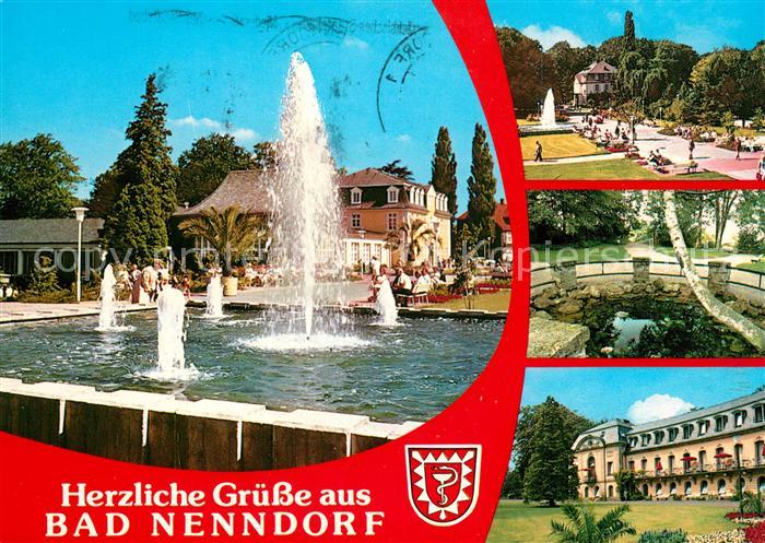 Bad Nenndorf Kuranlagen Fontaene Kurhaus