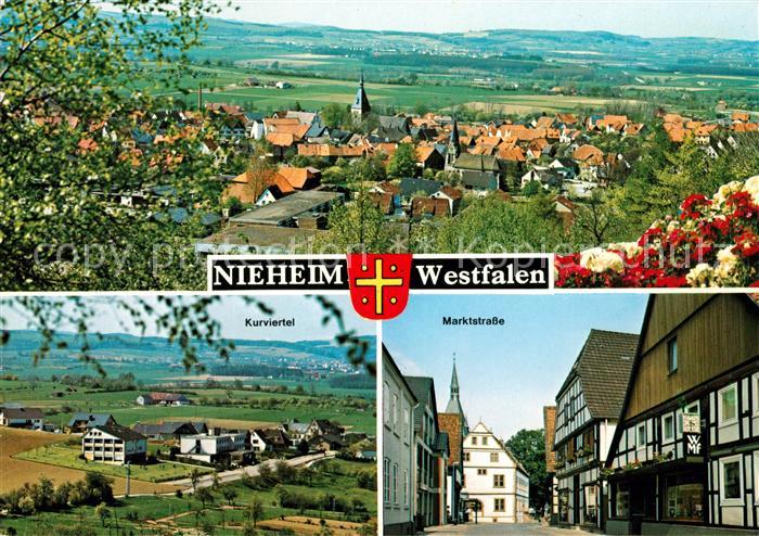 Nieheim Panorama Kurviertel Marktstrasse
