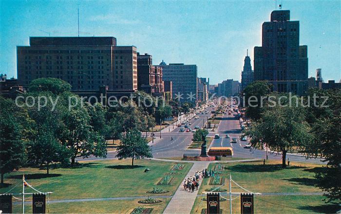 Toronto Canada University Avenue looking south