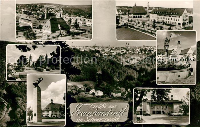 FREUDENSTADT BW Teilansichten Luftkurort im Schwarzwald Bromsilber