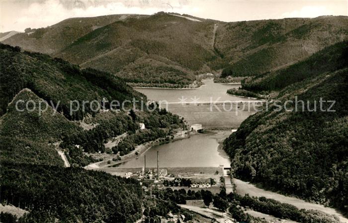 Walkenried Okertalsperre Fliegeraufnahme