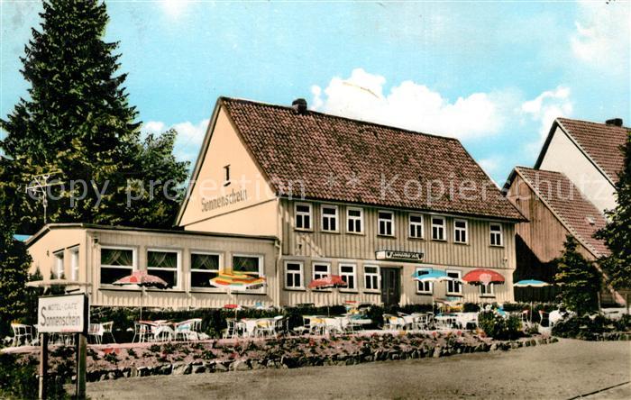 Bockswiese-Hahnenklee Harz Hotel Pension Sonnenschein Kaffeeterrasse