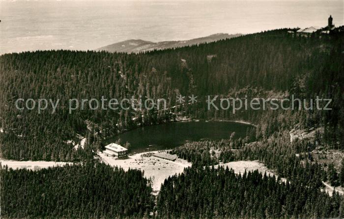 Mummelsee Berghotel Schwarzwaldhochstrasse Fliegeraufnahme