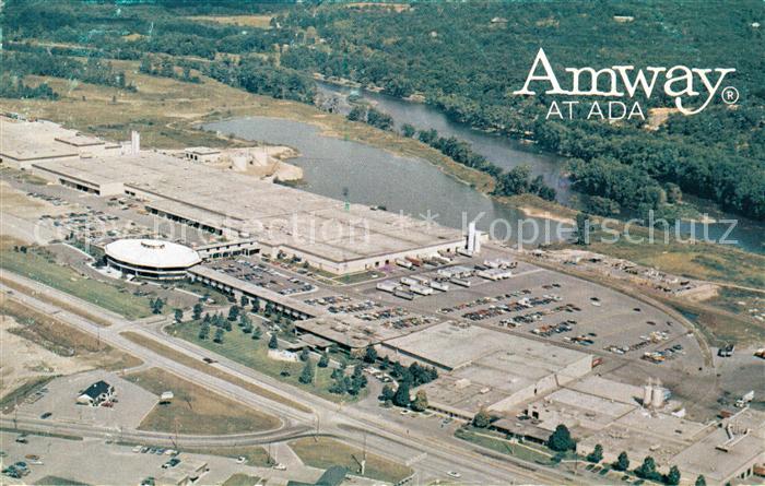 Ada Michigan Amway complex aerial view