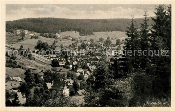 Stuetzerbach Panorama Kneipp Luftkurort im Thueringer Wald