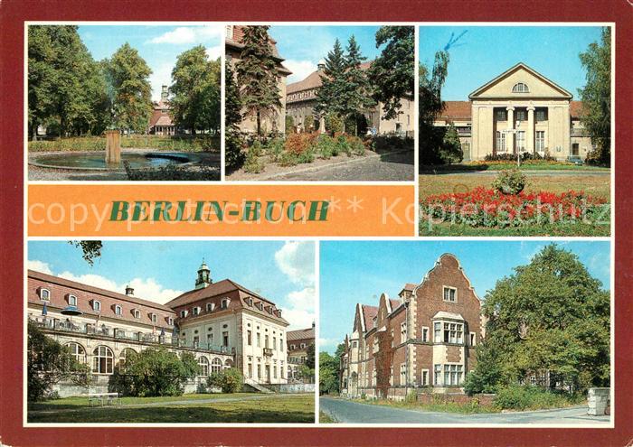 Buch Berlin Brunnen Kulturhaus Klubhaus Speisesaal Hufeland Krankenhaus