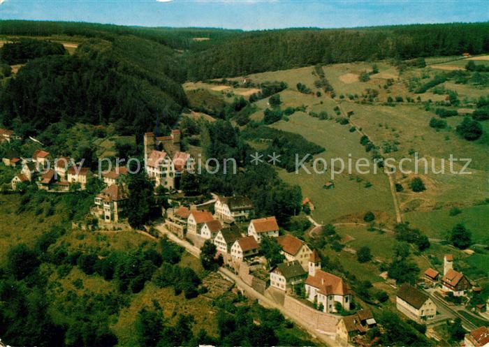 Berneck Altensteig Luftkurort im Schwarzwald Fliegeraufnahme