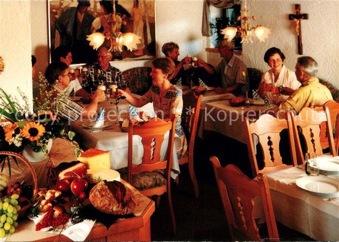 Oberstdorf Gaestehaus Hahnenkoepfle Gastraum