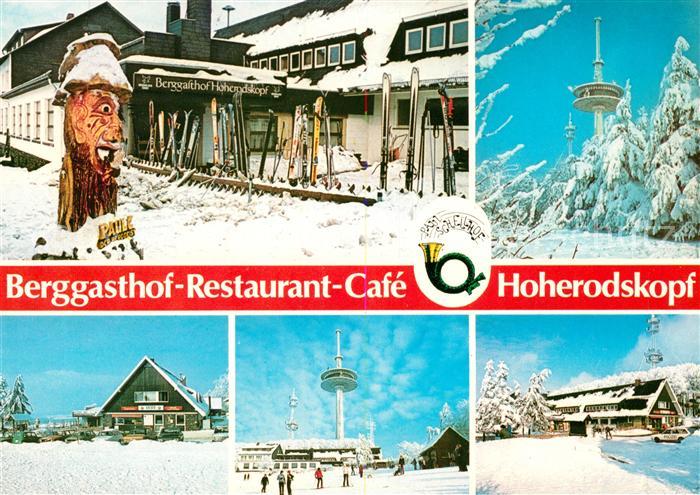 Hoherodskopf Berggasthof Restaurant Cafe Wintersportplatz