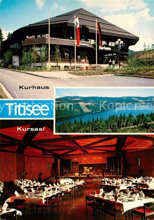 Titisee Kurhaus Kursaal Landschaftspanorama Schwarzwald