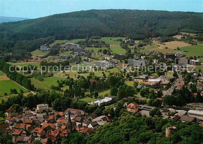 Salmuenster Bad Soden Heilbad im Naturpark Spessart Fliegeraufnahme