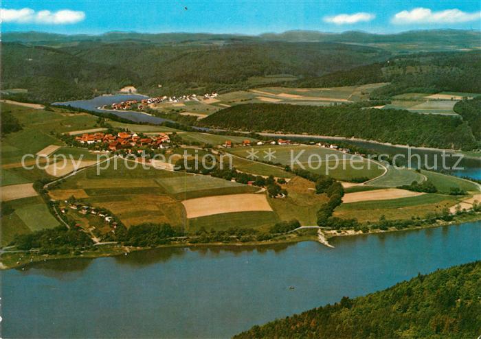 Harbshausen Edersee Fliegeraufnahme
