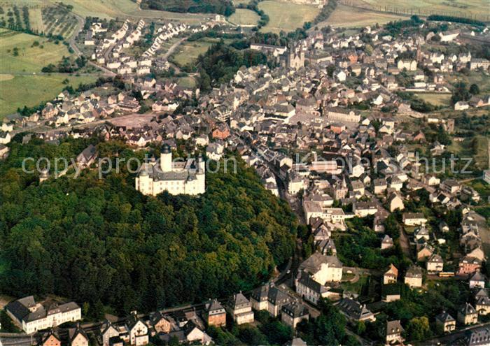 Montabaur Westerwald Schloss Fliegeraufnahme
